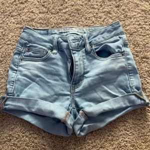 American eagle jean shorts, size 0